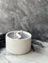 Aberto Design 5TM Vela de Concreto y Soya Rosa y Blanco 8 x 6 x 8 cm